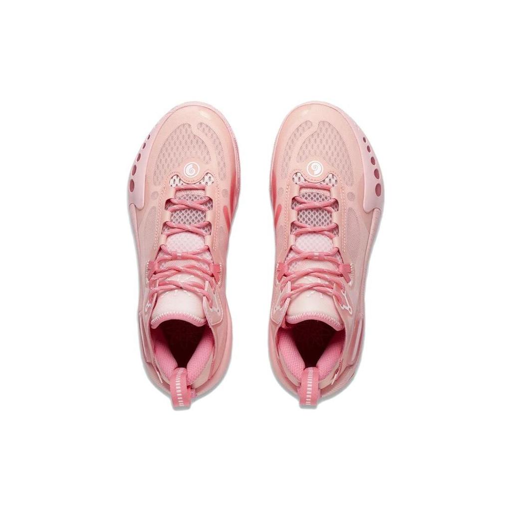 Li Ning Wade Shadow 3 Textile, Cuir Synthétique Amorti Antidérapant Résistant à l'Abrasion Mi-haut Chaussures de Basketball ABPS041-6