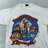 Vintage Looney Tunes Country Tunes Double Sided T-Shirt Large Taz Cartoon 90s