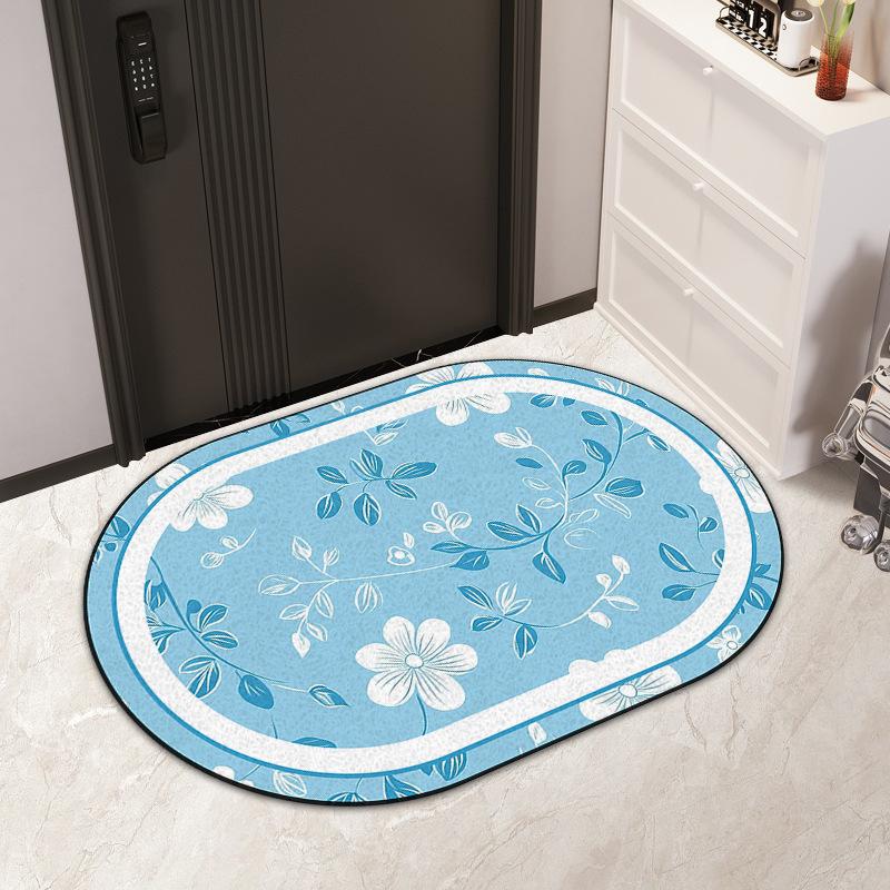 Wire Ring Entry Mat Ins Air Resistant Dirty PVC Can Be Cut Silk Ring Mat Non-slip Easy To Clean Entry Door Carpet