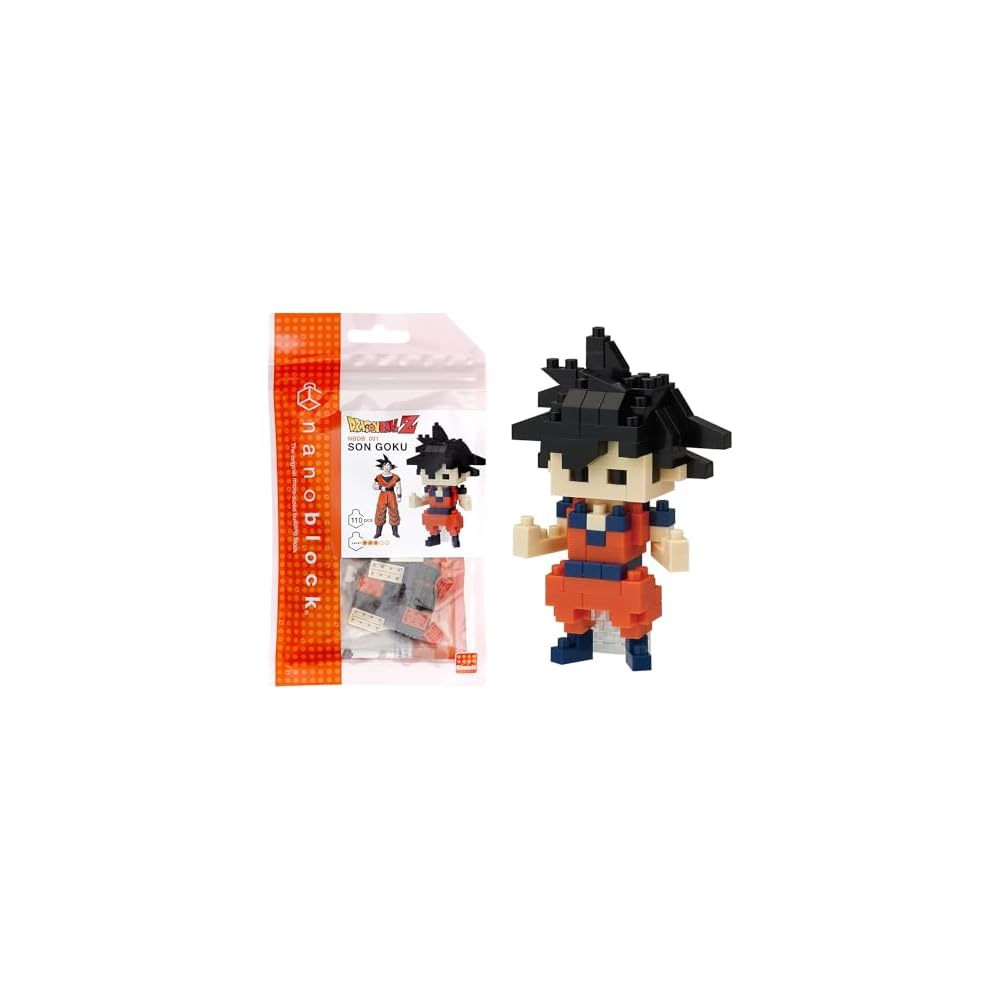 Kawada Nanoblock Dragon Ball Z Goku Building Set 150 Pieces Collectible Toy