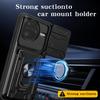 For Xiaomi Poco F7 Ultra 5G Case PC+TPU Kickstand Phone Back Cover with Camera Slider