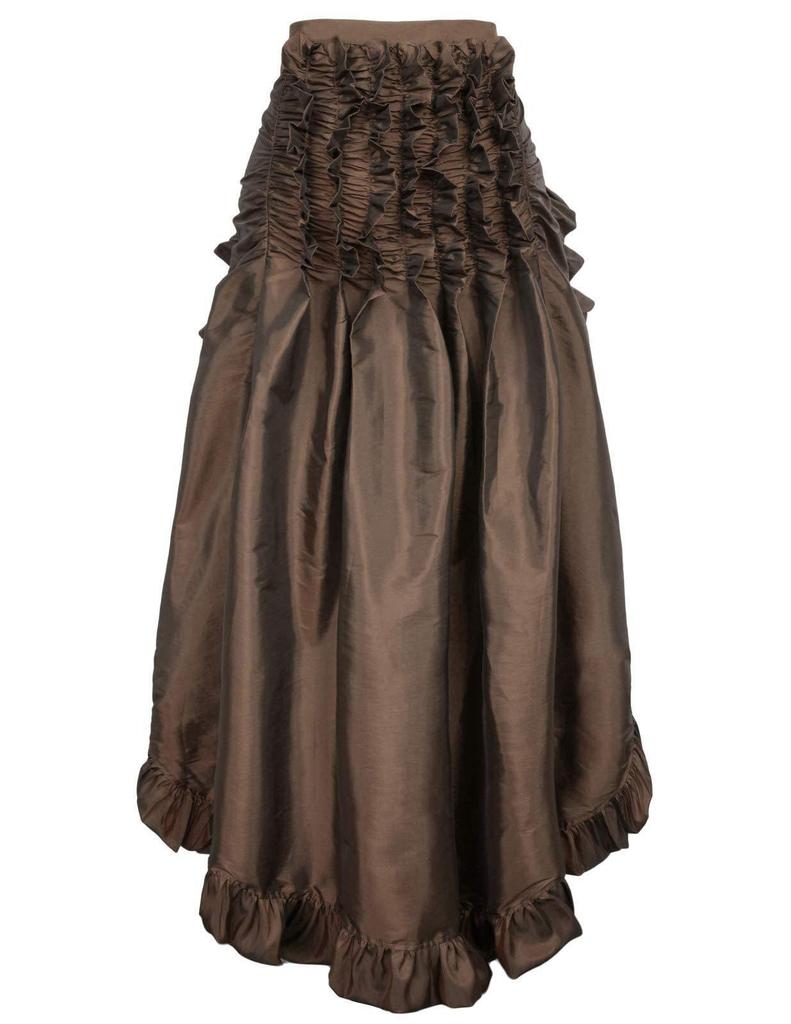 Übergröße Damen Einfarbiger Midi Tüllrock