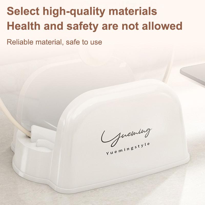 1 Stück Multifunktionales Kunststoff Küchenarbeitsplatten-Aufbewahrungsregal Haushalt Suppenlöffel Topfdeckel Aufbewahrungsregal