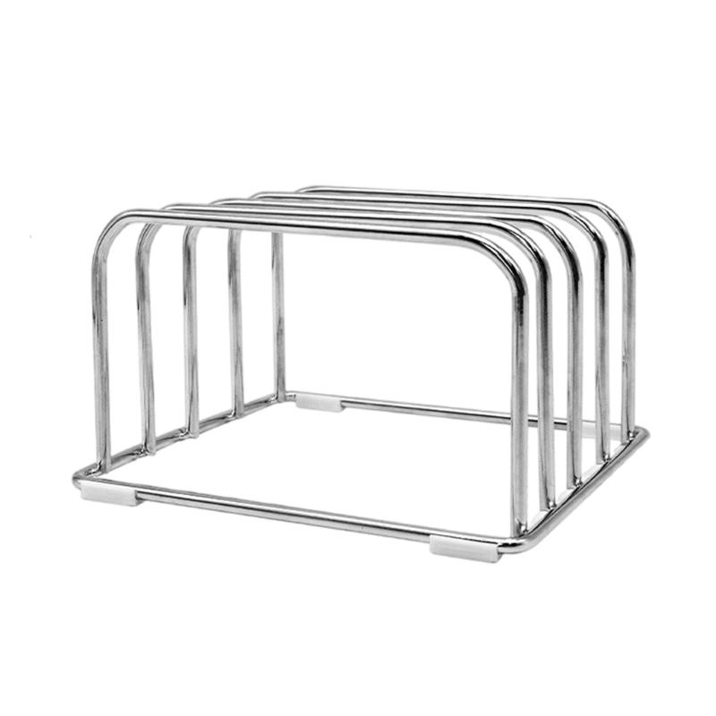 Премиальные органайзеры для разделочных досок из нержавеющей стали, настенная полка для хранения кухонных принадлежностей, экономящая место, для ножей и посуды, простая установка 1