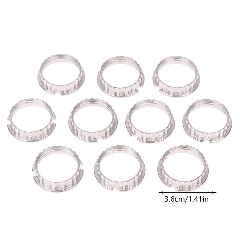 10Pcs G9 Lamp Holder Ring, M20 Lamp Shade Bracket Adapter Ring, Metal Lamp Shade Ring, G9 Lamp Shade Reduction Ring