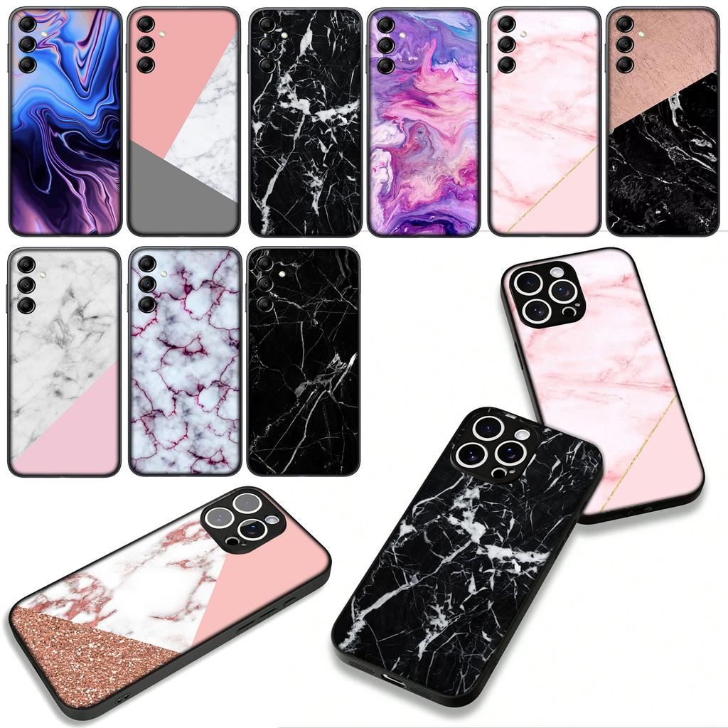 for Motorola Moto G54 G05 G24 G45 G55 G75 G85 G15 G57 G86 Power Edge 50 30 Ultra Fusion neo Pro Case Printing Marble Wallpaper