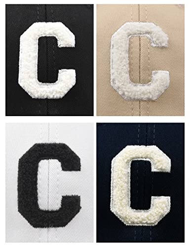 Aqua Garage C Logo Baseball Cap, Unisex, Outdoor, Walking, UV Protection, Sun Protection, Stylish, 100% Cotton, Beige