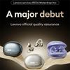 Lenovo RS106 Clip-On Open-Ear Earbuds Bluetooth 6.0, 24H Play, USB-C Fast Charge, Dolby HiFi Bass, ENC Calls, Water-Drop Arc Comfort Sports Headphones