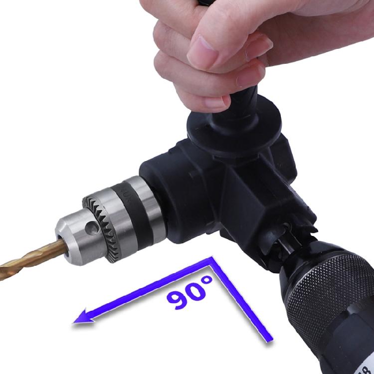 Rechtwinklige Bohrer-Verlängerung für Bohrmaschine, Bohrfutter-Adapter für Wandecken