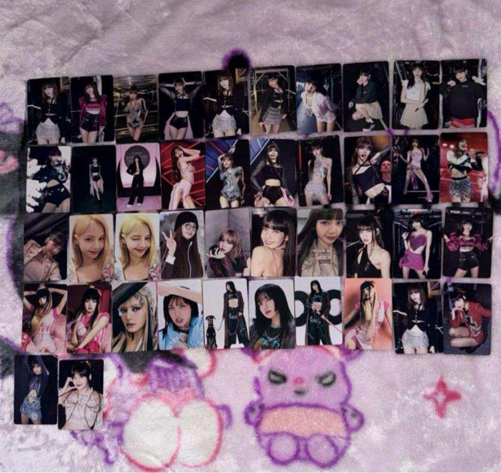 [USED] BLACKPINK Lisa Trading Cards Bulk Sale 1