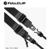 FULLCLIP 38mm Patented Shoulder Strap with Leather 38mm Black SWITCH/JETGLIDE Attachment, Wide, (FSD-024)