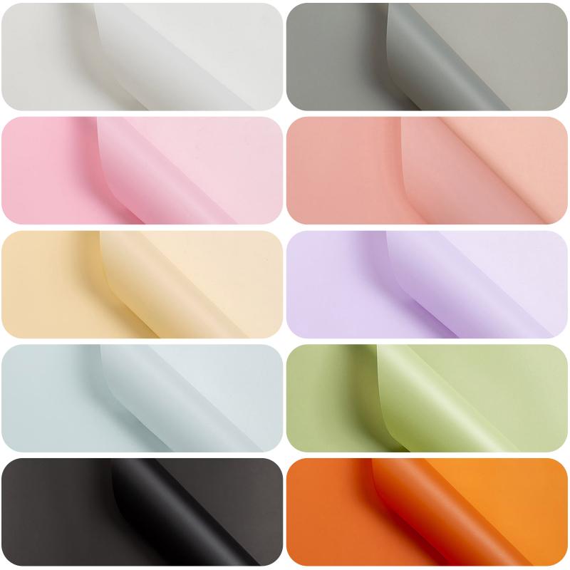 5Pcs 57*57cm Tissue Paper Waterproof Flower Bouquet Wrapping Paper Florist DIY Wedding Birthday Party Gift Packing Decor Crafts