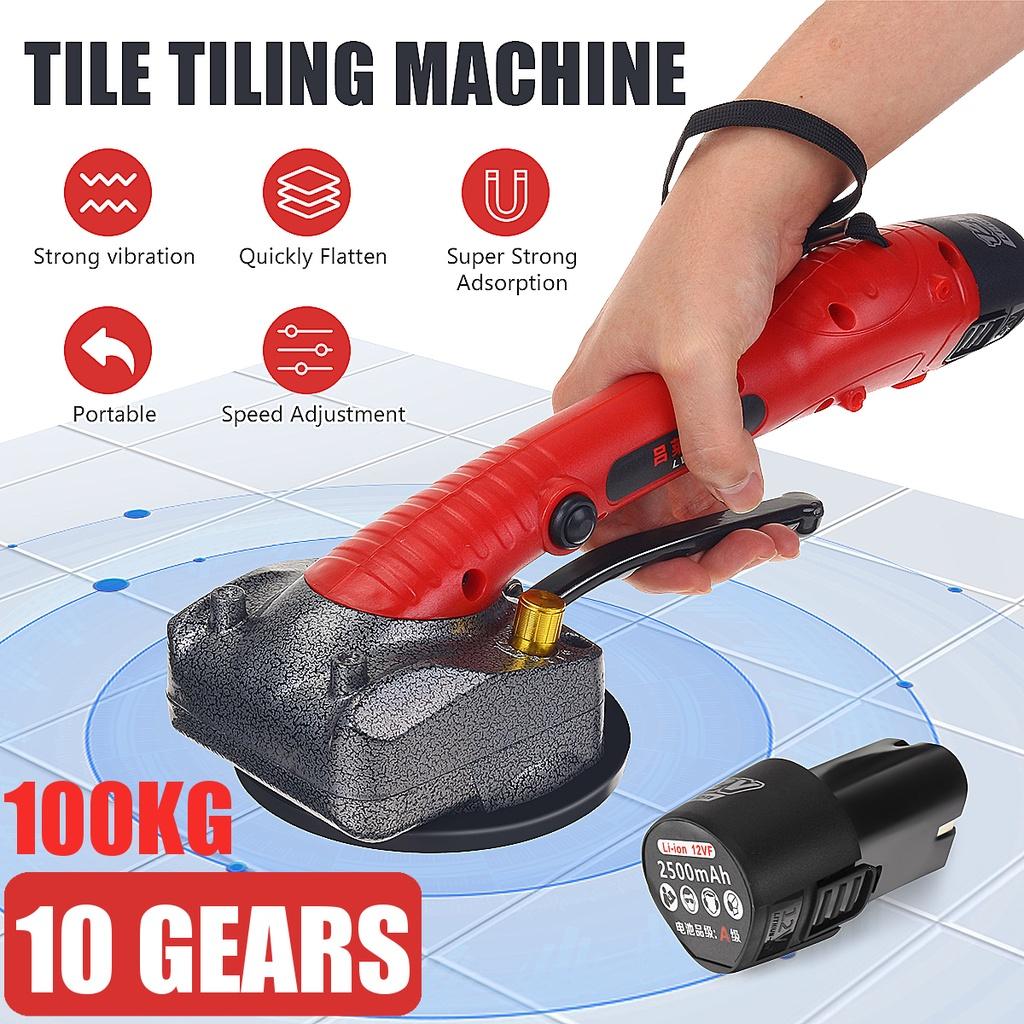 2500mAh Rechargeable Tile Tiling Machine 6 Speeds Smart Frequency Control Tiling Machine 240V/110V