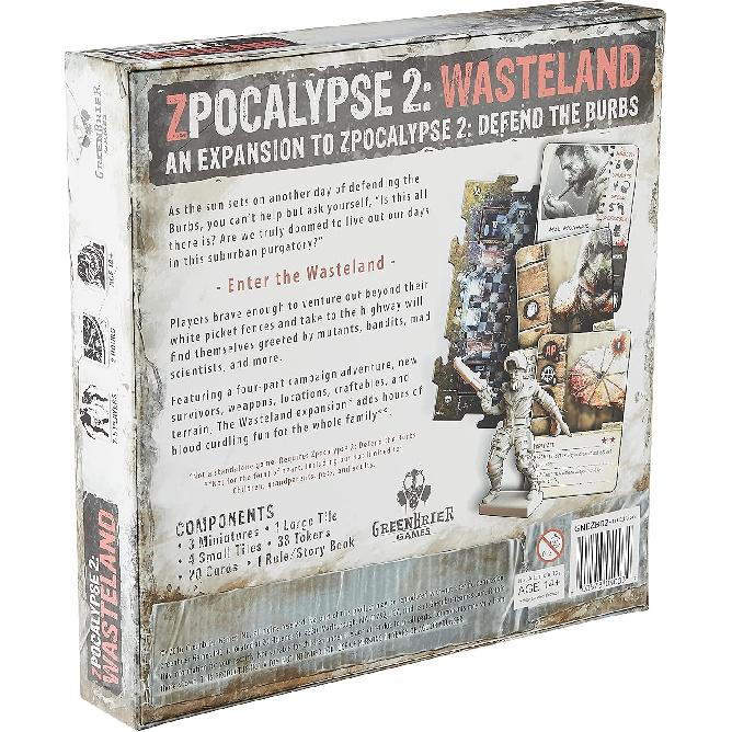 Greenbrier Games Zpocalypse 2: Wasteland Board Games