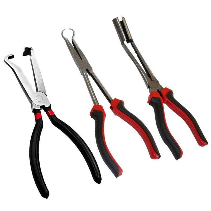Car Spark Plug Wire Removal Pliers High Voltage Cable Extractor Tool Auto Electrical Disconnect Pliers for Engine Repair