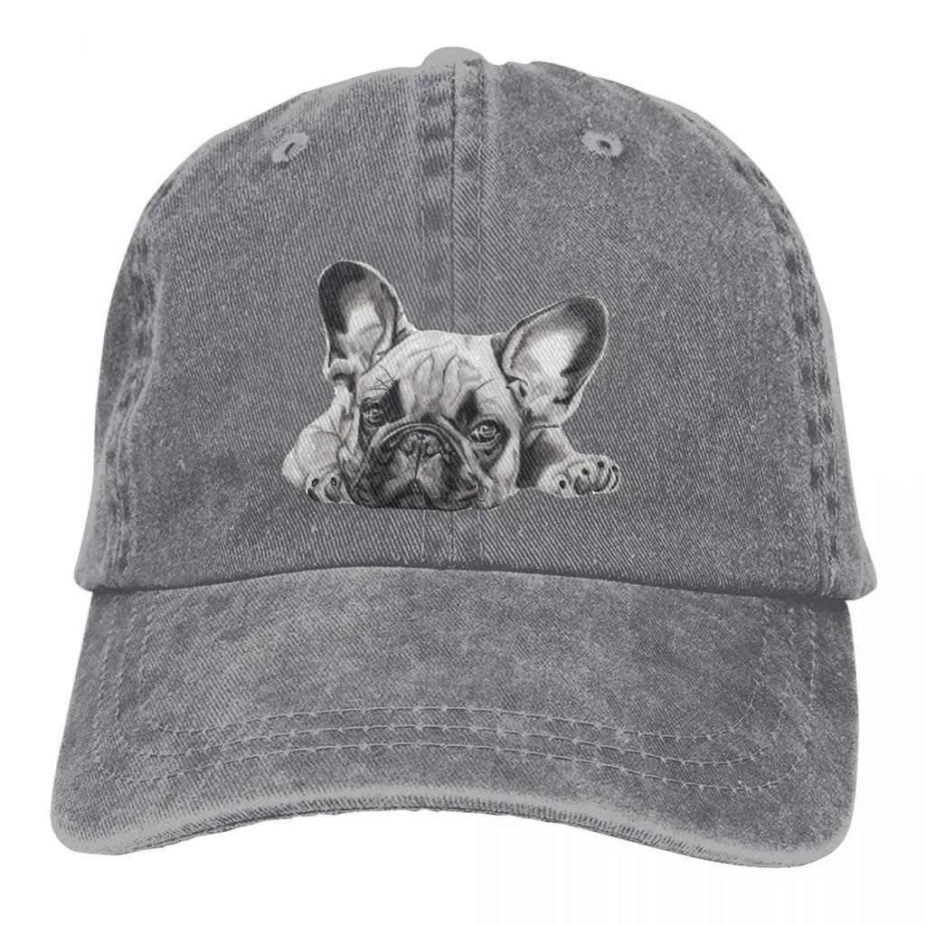 Chop Baseball Caps Peaked Cap French Bulldog Frenchie Dog Sun Shade Hats for Men Women