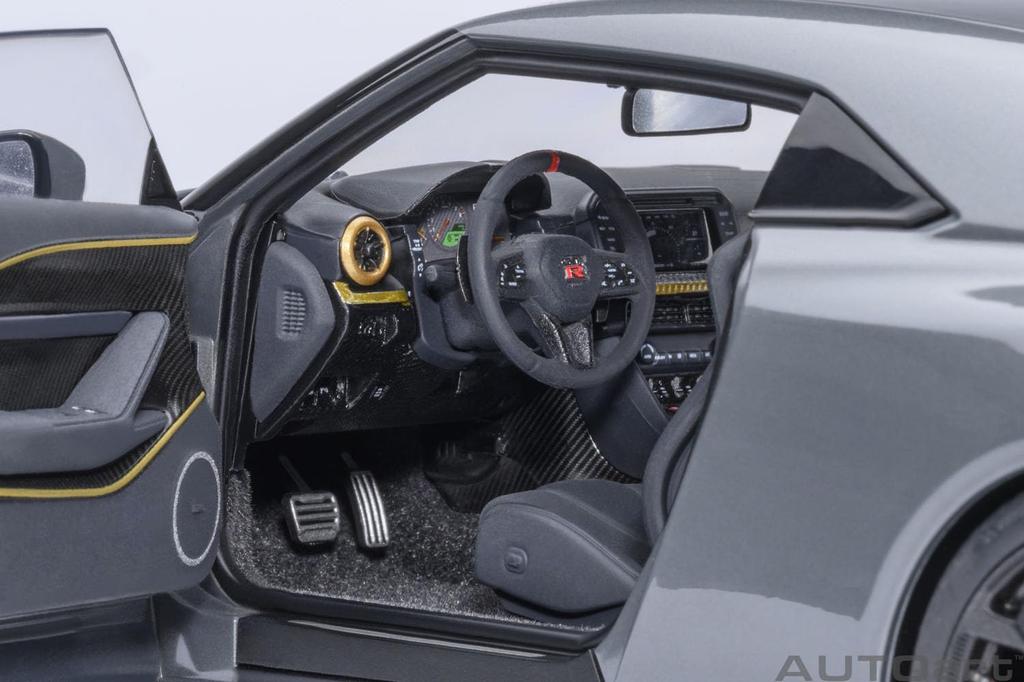 AUTOart Scale Nissan by ITALDESIGN Finished Model 77510 1/18 GT-R50 (Gray/Gold)