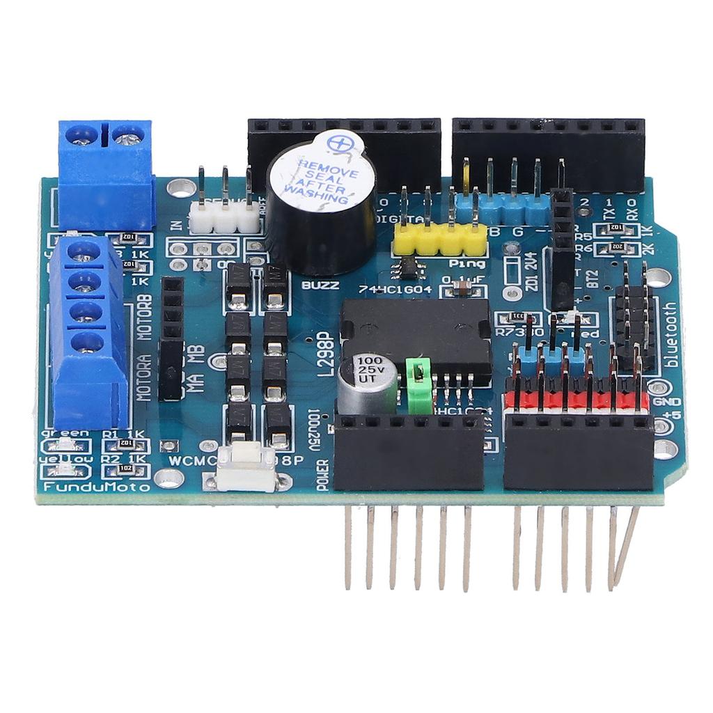 Moduł Sterowania Silnikiem DC Płyta Rozszerzająca Podwójny Dużej Mocy Mostek H Komponent Elektroniczny L298P