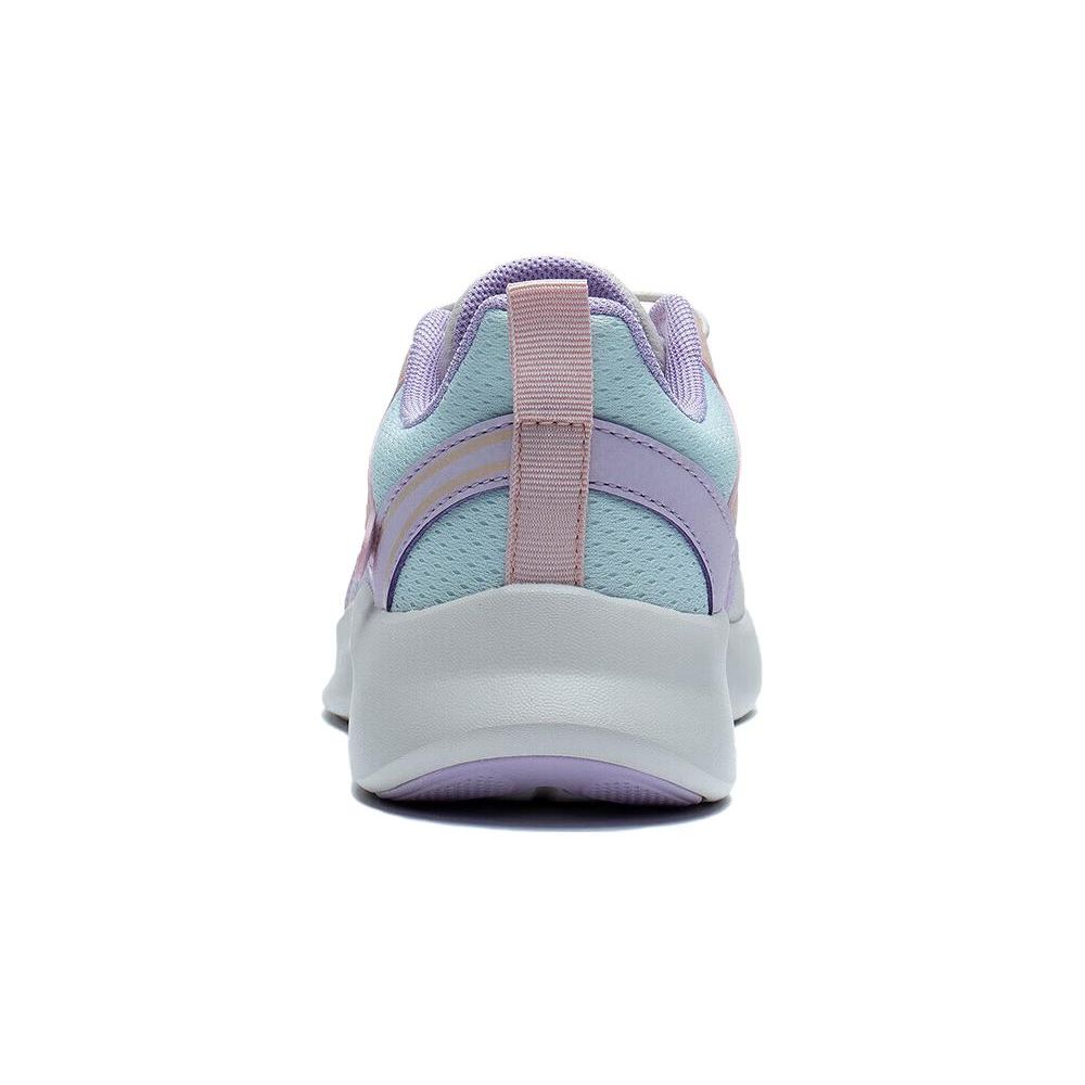 Li Ning Kids Lingyue 3.0 Non-Slip Wear-Resistant Casual Shoes Kids Casual Shoes White Blue Purple YKCT032-4