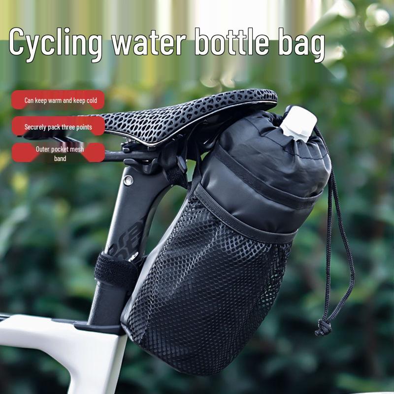 Large Capacity Waterproof Insulated Bicycle Bag: Portable Road Bike Water Bottle & Phone Holder, Mountain Bike Cycling Tool Bag