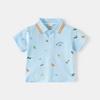 2026 New Summer Boys T-Shirt Kids All Over Print Polo Shirt Baby Short Sleeve Top