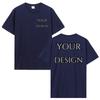 Custom T Shirt Make Your Design Logo Text Print Tshirt Personalized Gift Customized Front And Back Logo Text Photos Tees Tops