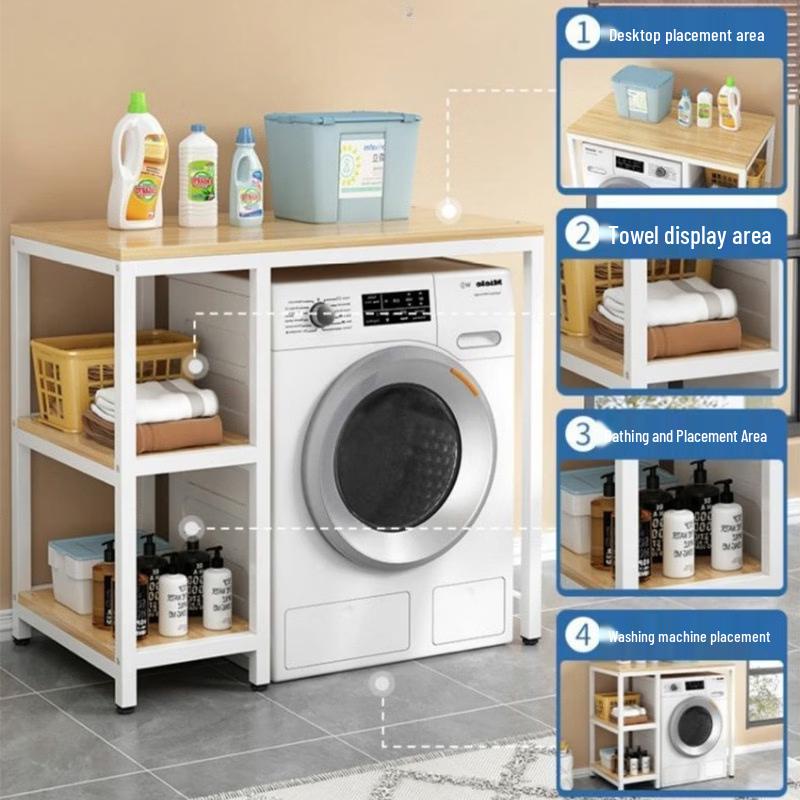 Waschmaschinen- & Toiletten-Aufbewahrungsregal