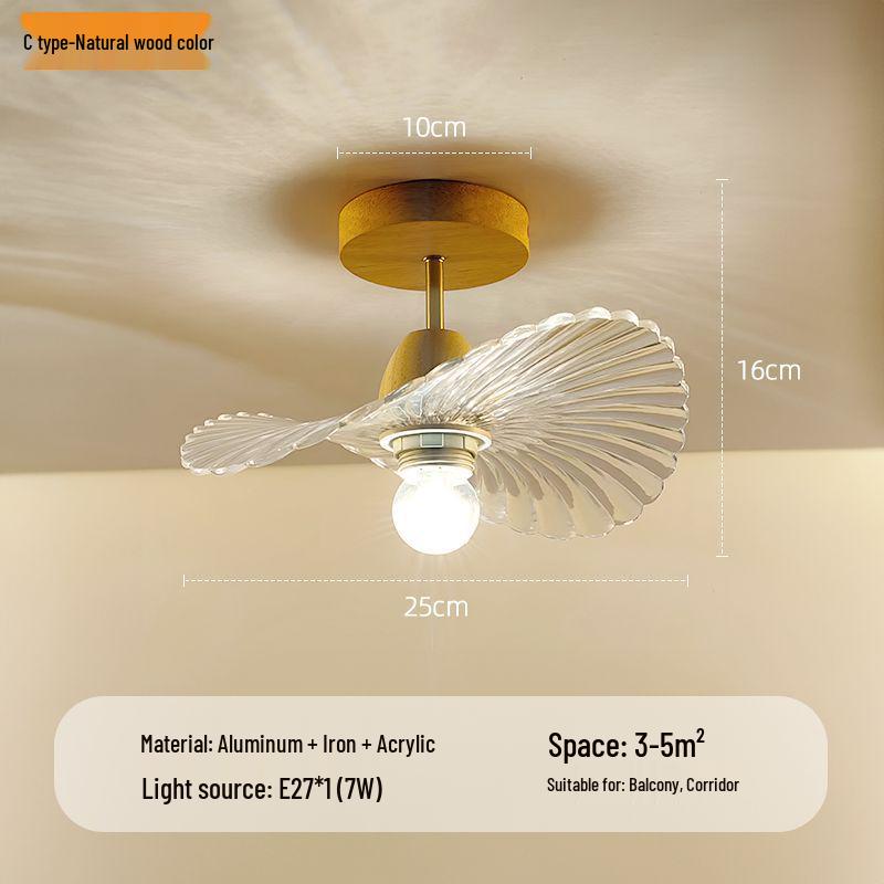 Nowoczesna Minimalistyczna Lampa Sufitowa w Kształcie Kwiatu do Korytarza, Klatki Schodowej, Balkonu lub Foyer