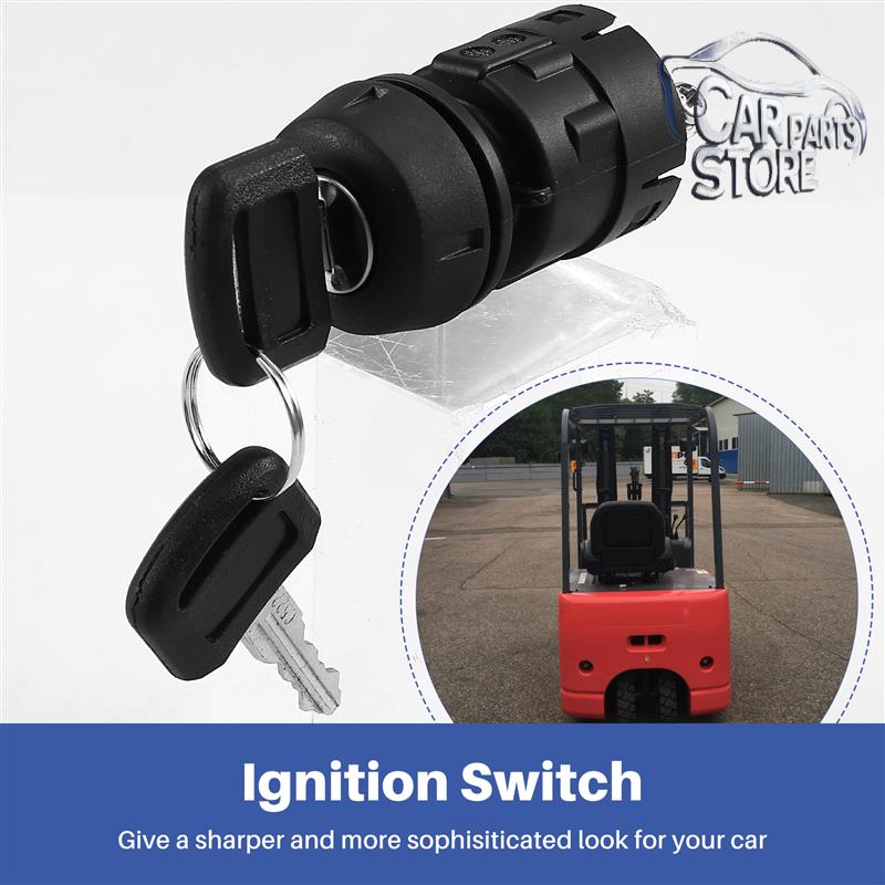 70001-33650 Forklift Parts Ignition Switch With 2 Keys For Nichiyu FBR15/18 FBTFB15/30