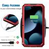 Waterproof Protective Case for IPhone 17 Air 16 E 15 14 13 12 ProMax Heavy-duty Metal Full Protective Aluminum Alloy Cover
