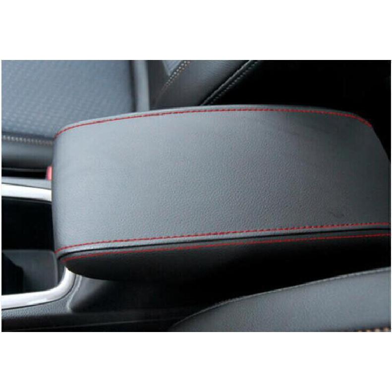 For Chevrolet Malibu 2016~2024 Black Leather Central Console Armrest Box Cover