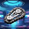 Cross-Border Gear Decompression Fidget Spinner - Metal Chain Wheel for Kids