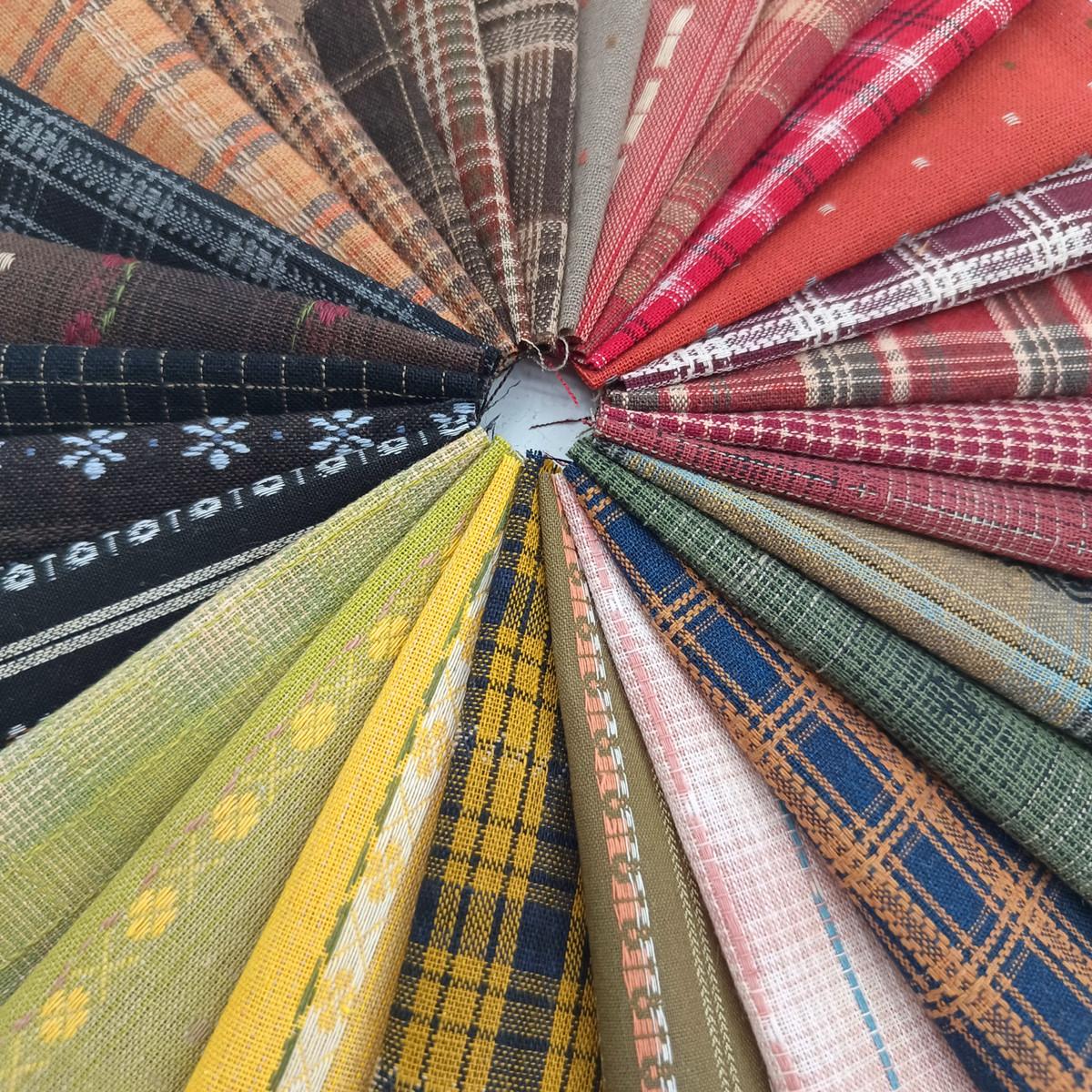 50 Random 10x10cm Handmade DIY Tie-dye Fabric Squares - Patchwork Craft Assortment for Baby Clothes & Textile Art