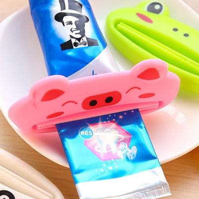 Press Tube Toothpaste Dispenser - SHOP-STORY - Pink Pig - Economical - Hygienic - Universal