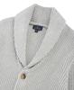 Gray Cotton Knit Cardigan by BB Cream