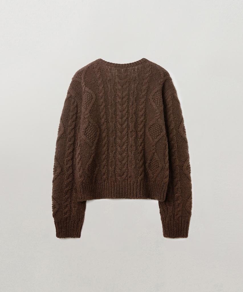 MOAT Ordinary Cable Knit (Wood Brown)