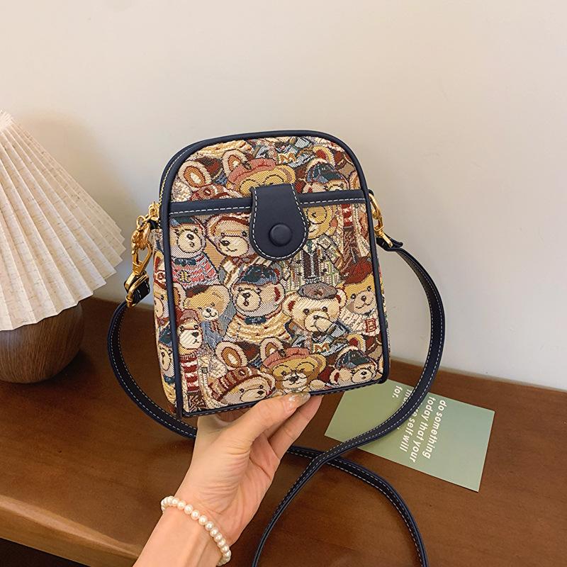 Trendige Damen Halbkreis Umhängetasche – Vielseitige Einzel-Schulter Handy-Tasche