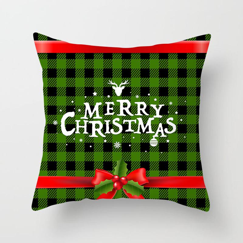 New Christmas Pillowcase Home Sofa Holiday Gift Decoration Pillow Cushion Cover