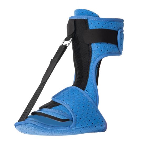 

Нічна шина при підошовному фасціїті для полегшення парезу стопи Регульована підтримка стопи Дихаюча Легка Бандаж для підтримки підошовної фасції синій