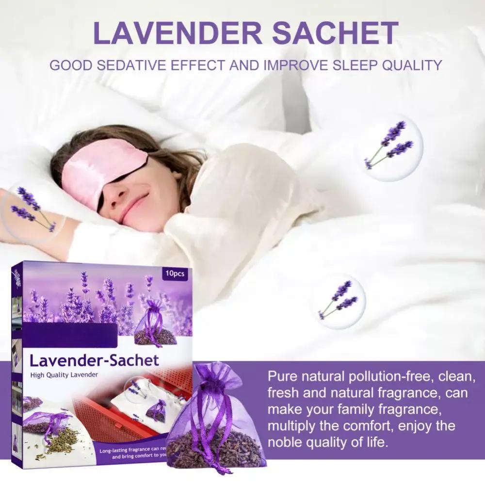 1 Schachtel mit 10 Lavendel-Aromatherapiebeuteln