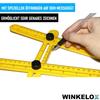 WINKELOX Angle Template Protractor Angle Bevel Angle Measuring Device