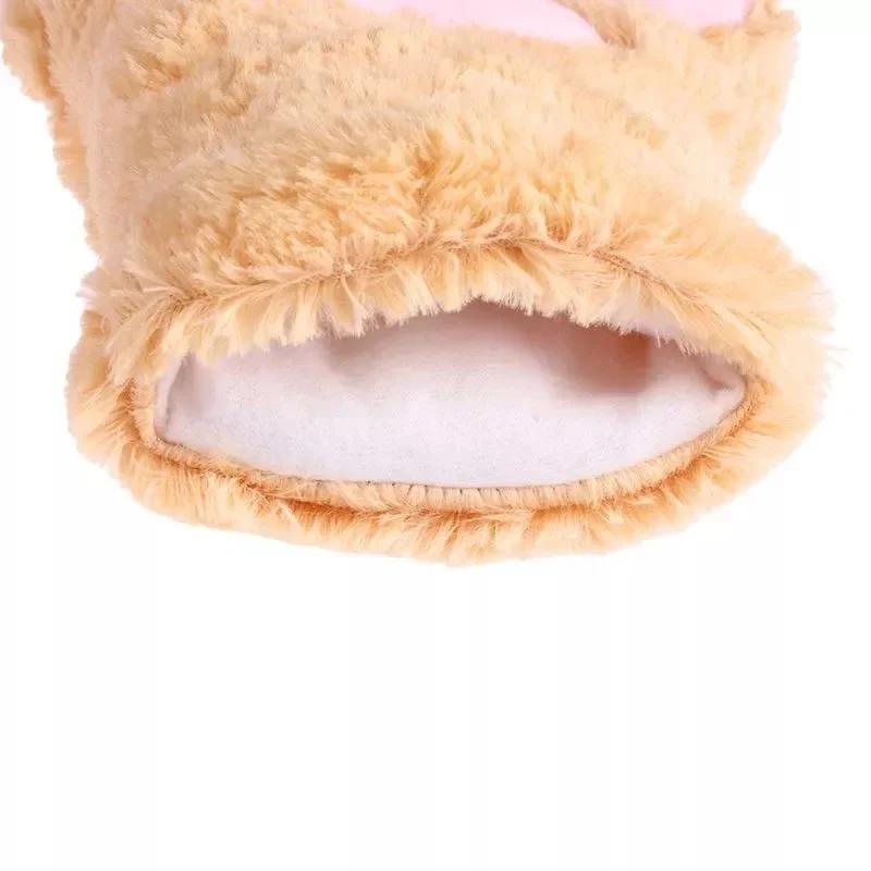 Ženy Dívky Roztomilý Medvěd Kočičí Tlapky Rukavice Zimní Teplé Tlusté Nadýchané Plyšové Kreslené Zvířecí Anime Lolita Cosplay Rukavice