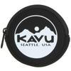 KAVU Wallet Circle Coin Case Black 19820447001000 (Black/FF/Men's, Women's)
