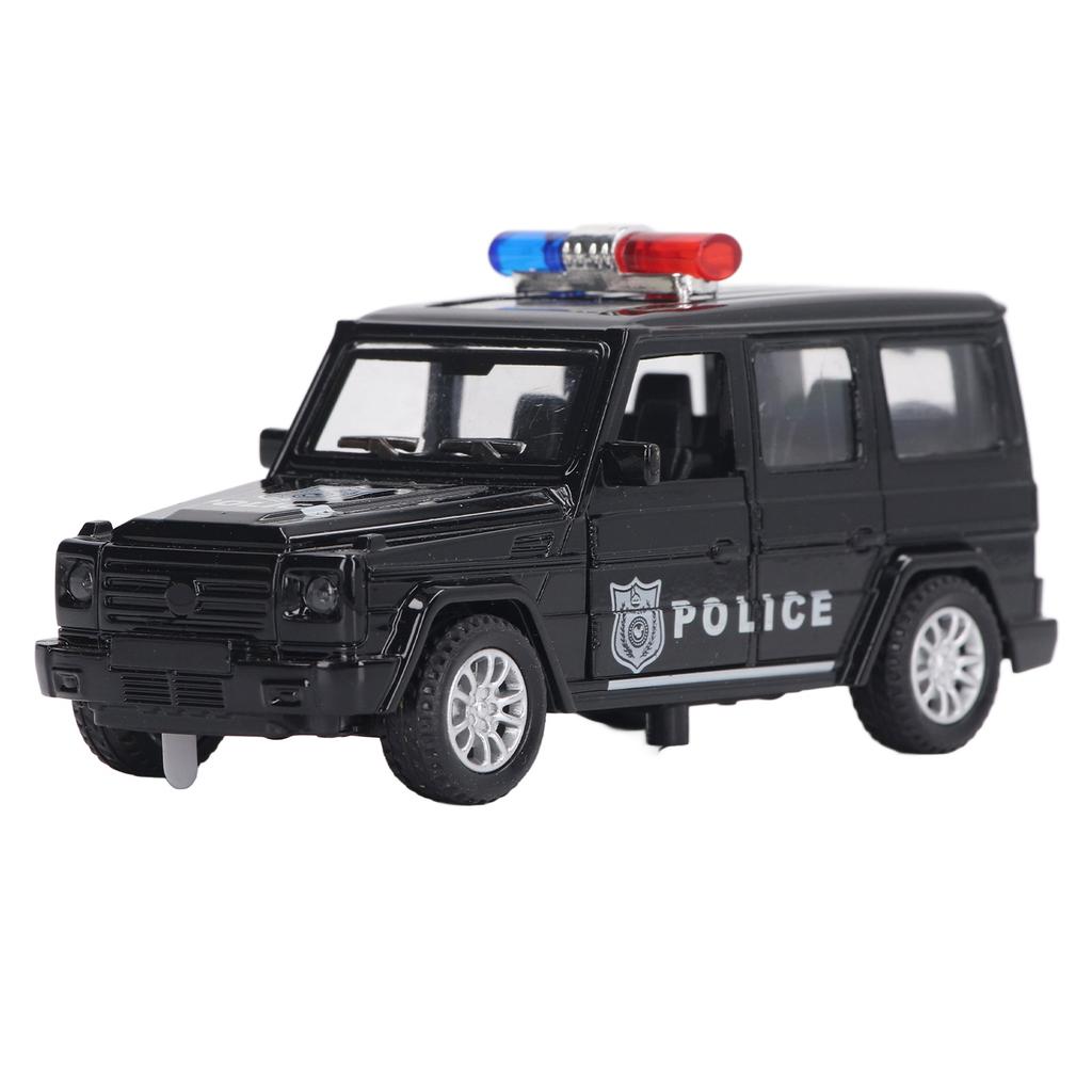 1/32 Scaled Alloy Police Vehicle Model Blinking Lights Ingenious Children Car Toy for Gifts