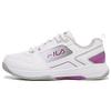 Stroke 2 T3 Textile, Synthetic Leather Abrasion Resistant Breathable Low Top Tennis Shoes Unisex White Purple 1TM01807F_148