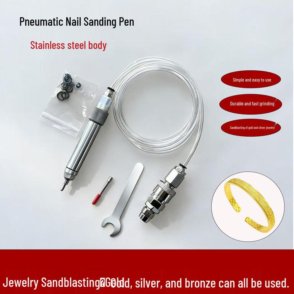 Pneumatic Nail Sanding Pen Tool for Gold Work