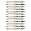 12Pcs Noise Free Retractable Gel Pen Fast Dry Ink Non Smudge Writing Pen Comfortable Handle For Students Professional