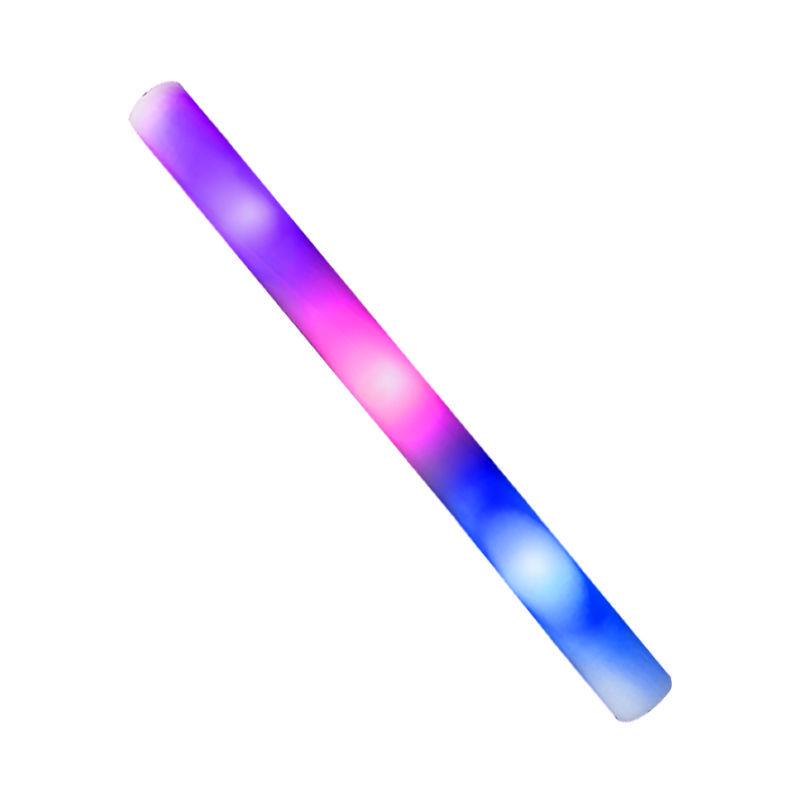 Seven-Color Fluorescent Glow Stick with Foam Glitter for Concerts and Nightclubs