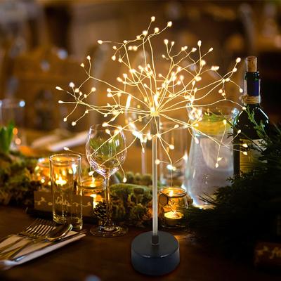 Christmas Tree Table Lamp Xmas Ornament with Warm White 120 LED Lights
