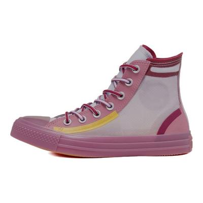 Translucent Mesh Utility Chuck Taylor All Star Retro Versatile Casual High-Top Canvas Shoes Women Sneakers Pink Red Yellow 567368C